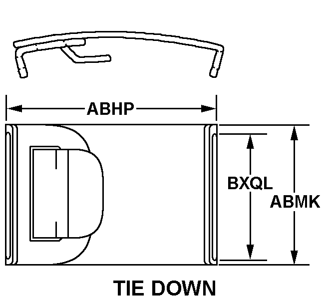 TIE DOWN style nsn 5340-01-035-2405