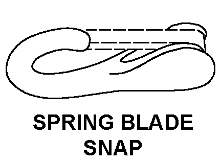 SPRING BLADE SNAP style nsn 5340-01-213-4668