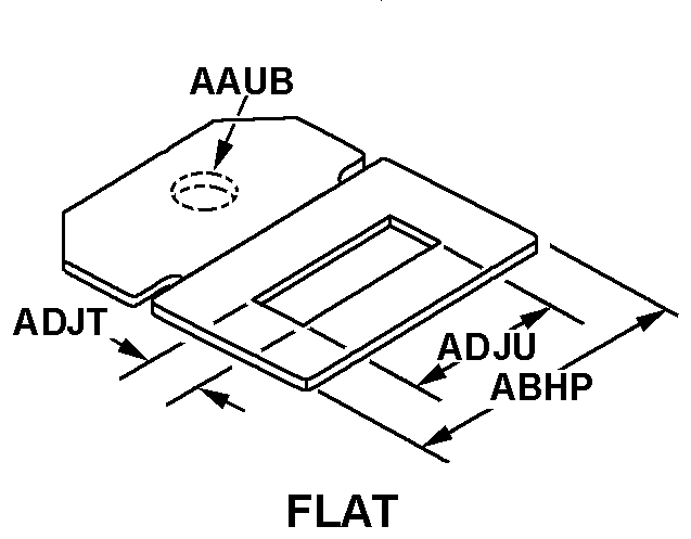 FLAT style nsn 5340-00-063-1958