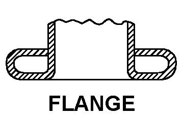 FLANGE style nsn 5340-00-100-6308