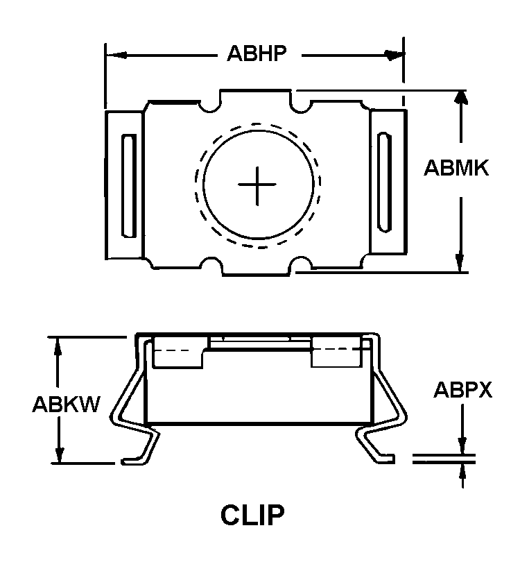 CLIP style nsn 5340-01-065-6545