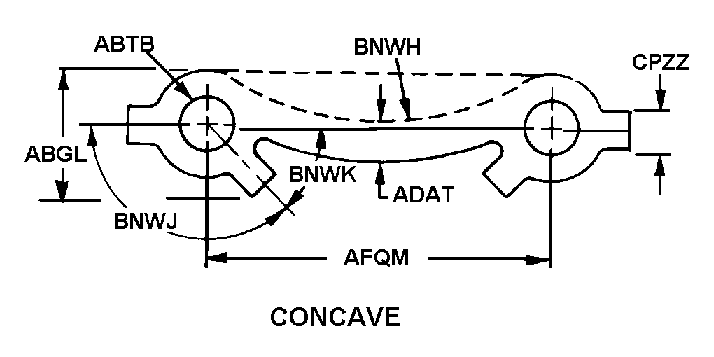 CONCAVE style nsn 5340-00-920-8201