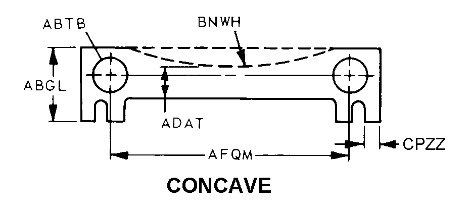 CONCAVE style nsn 5340-00-920-8201