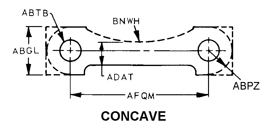 CONCAVE style nsn 5340-00-920-8201