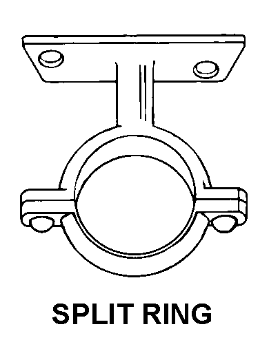 SPLIT RING style nsn 5340-01-253-6808