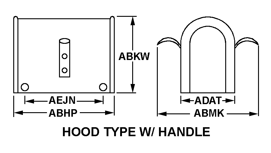 HOOD TYPE W/HANDLE style nsn 5935-00-716-6591