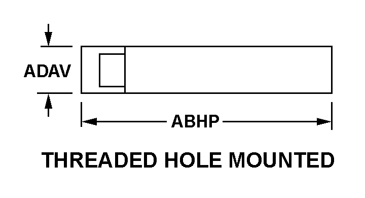 THREADED HOLE MOUNTED style nsn 5935-01-243-5725