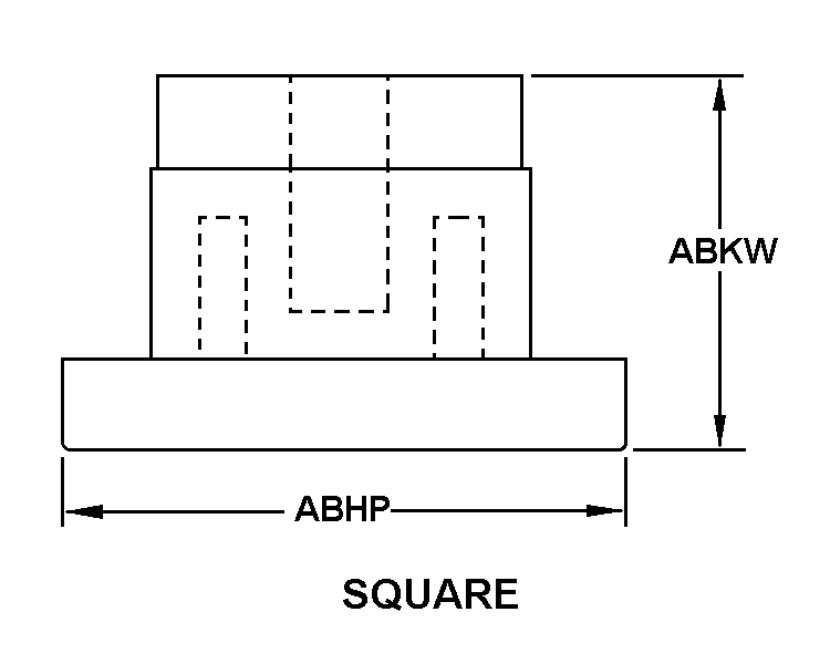 SQUARE style nsn 5340-01-491-8506