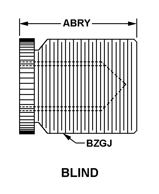 BLIND style nsn 5325-01-273-2002