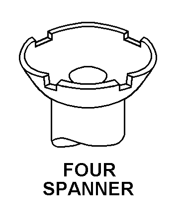 FOUR SPANNER style nsn 5340-00-514-2873