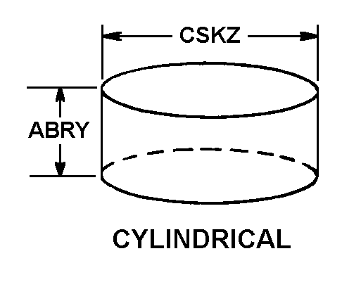 CYLINDRICAL style nsn 4730-00-467-3292