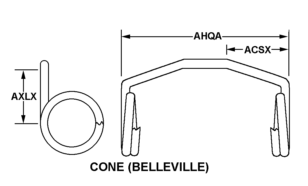 CONE (BELLEVILLE) style nsn 5360-01-482-8833