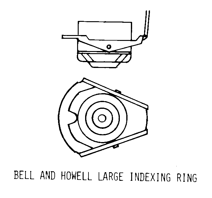 BELL AND HOWELL LARGE INDEXING RING style nsn 6240-00-504-2389