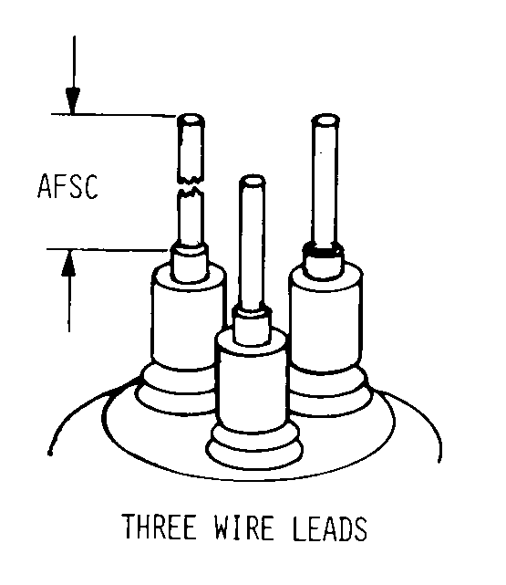 THREE WIRE LEADS style nsn 6240-01-102-1555