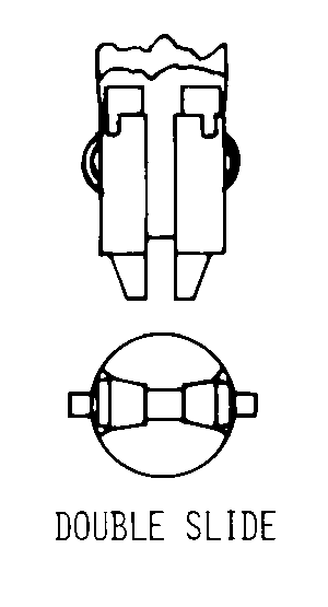 DOUBLE SLIDE style nsn 6240-00-054-3661