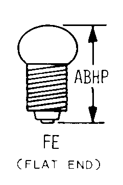 FE (FLAT END) style nsn 6240-00-084-0176