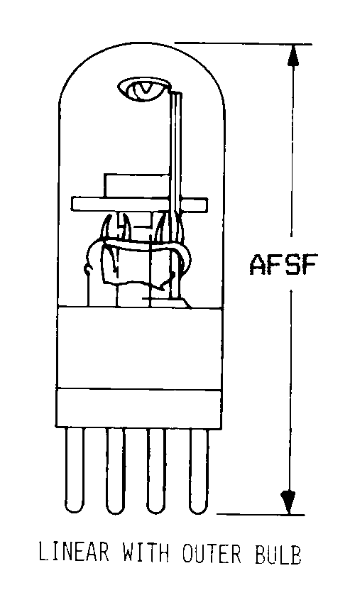LINEAR WITH OUTER BULB style nsn 6240-00-832-6867