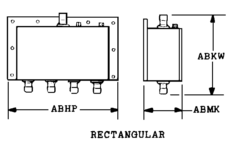 RECTANGULAR style nsn 5985-01-104-1856