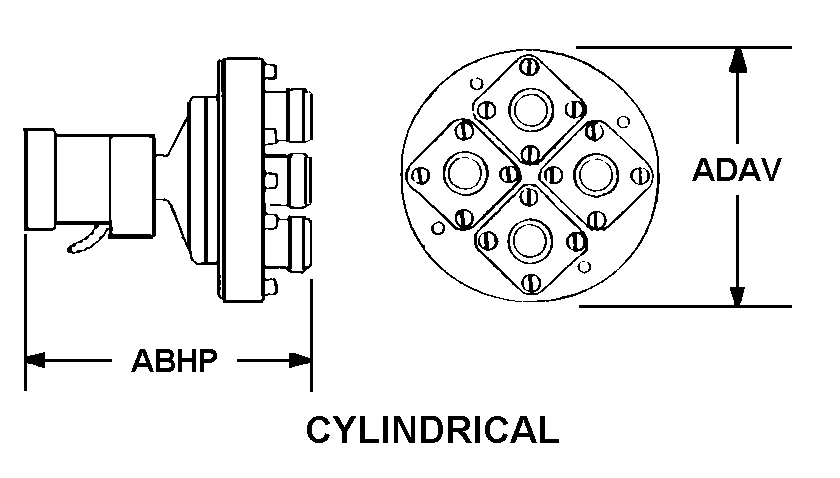 CYLINDRICAL style nsn 5985-01-267-0982