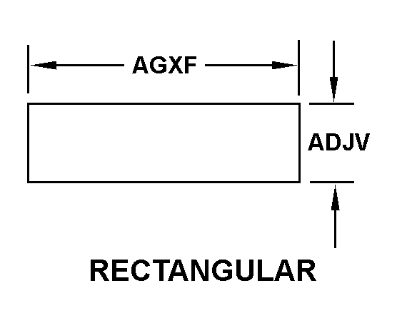 RECTANGULAR style nsn 5355-00-668-5927