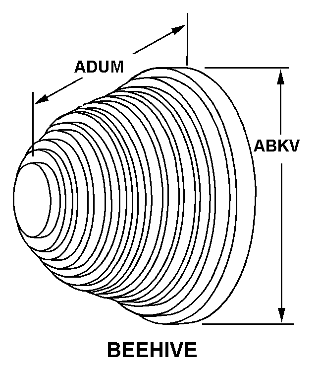 BEEHIVE style nsn 5355-01-380-1001