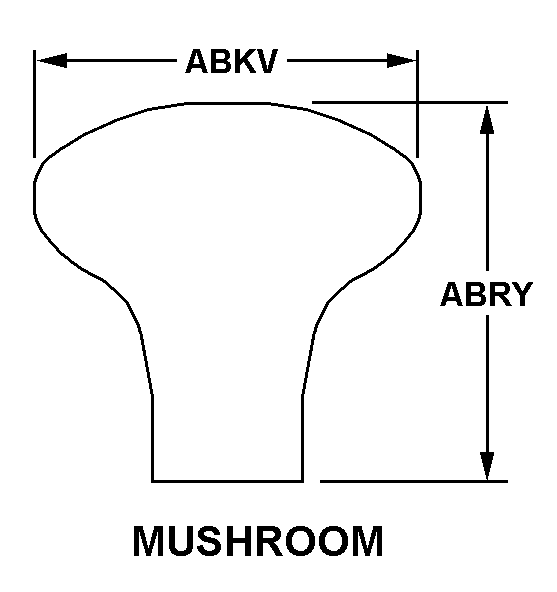 MUSHROOM style nsn 5355-01-585-8423