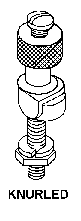 KNURLED style nsn 5355-00-949-4235