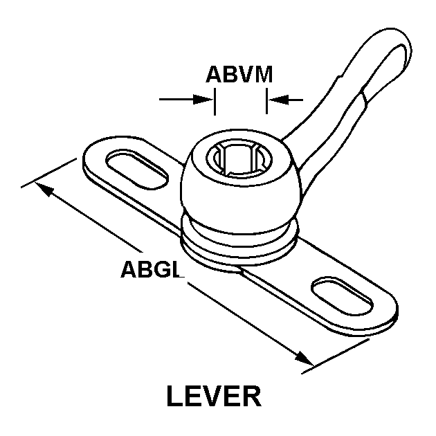 LEVER style nsn 5355-00-579-7140