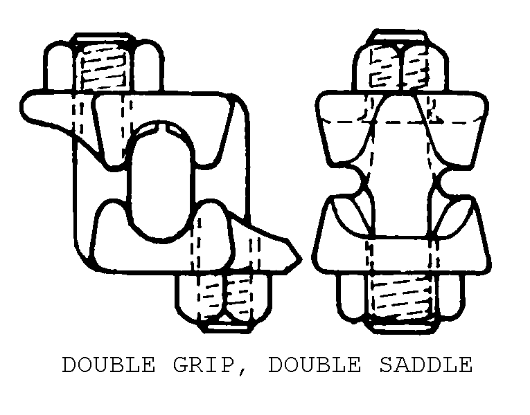 DOUBLE GRIP, DOUBLE SADDLE style nsn 4030-00-243-4448