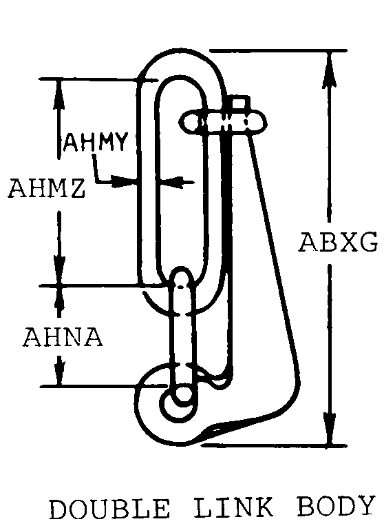 DOUBLE LINK BODY style nsn 4030-00-266-7419