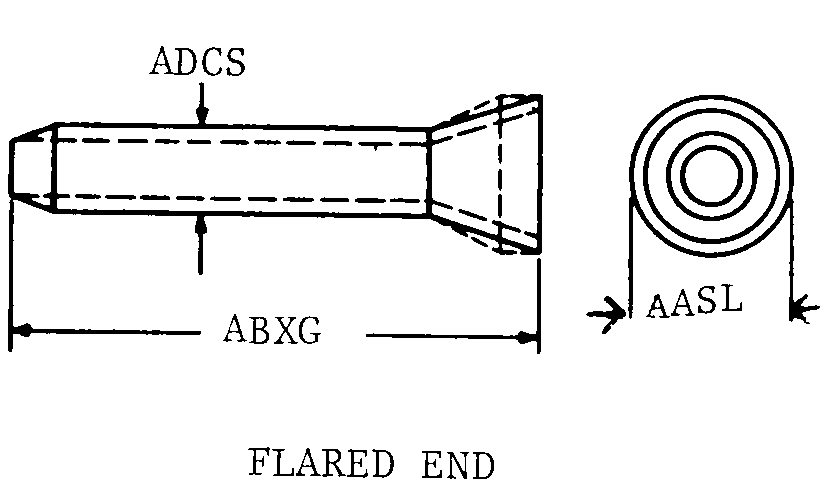 FLARED END style nsn 4030-00-533-7943