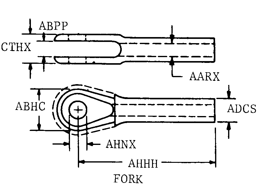 FORK style nsn 4030-00-526-7705