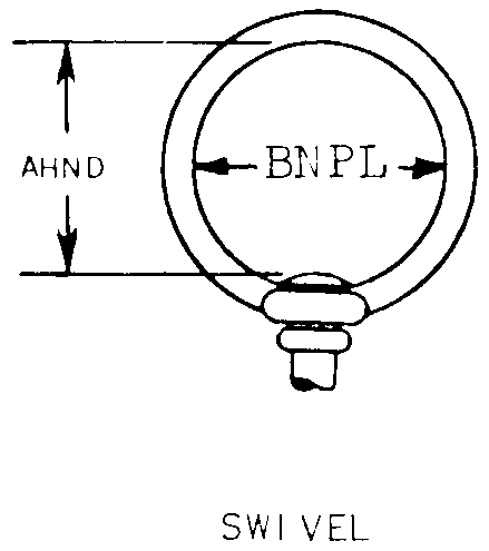 SWIVEL style nsn 4030-01-097-0401
