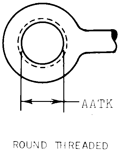 ROUND THREADED style nsn 4030-01-594-9813