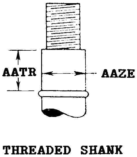 THREADED SHANK style nsn 4030-01-282-0456