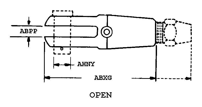 OPEN style nsn 4030-00-262-3151