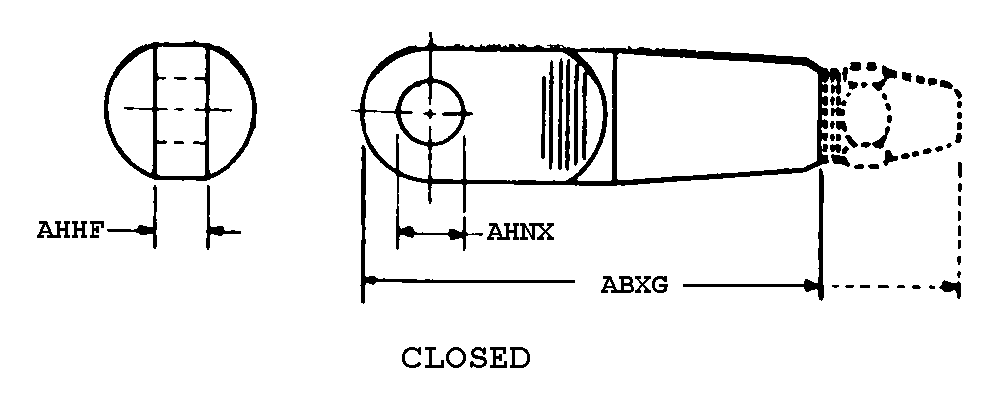 CLOSED style nsn 4030-00-172-3882