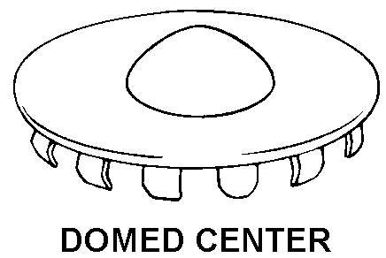 DOMED CENTER style nsn 5340-01-258-8607