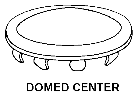 DOMED CENTER style nsn 5340-01-258-8607