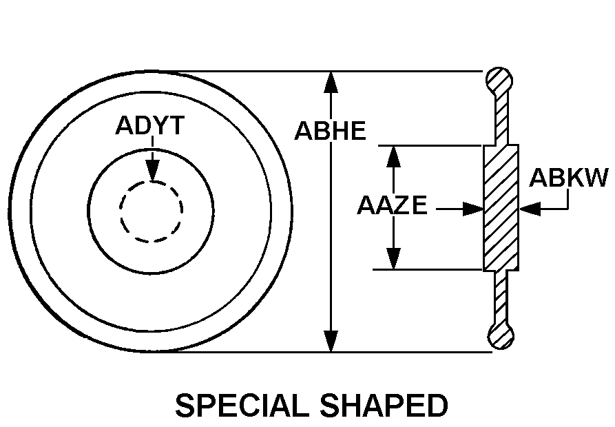 4810-00-409-3921 FIIG A540B0 h style H style nsn 4810-00-409-3921