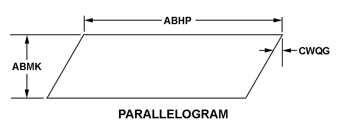 PARALLELOGRAM style nsn 5330-01-645-3268