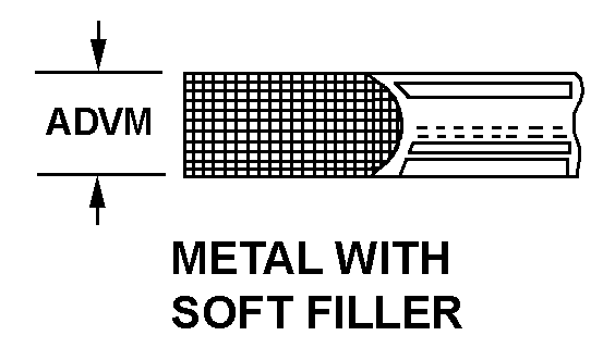 METAL WITH SOFT FILLER style nsn 5330-00-298-5520