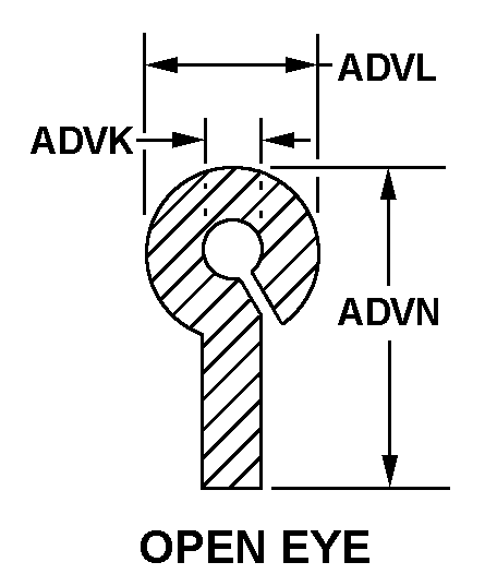 OPEN EYE style nsn 5330-00-978-7349