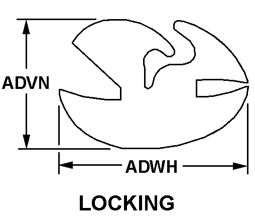 LOCKING style nsn 5330-01-332-0902