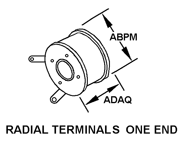 RADIAL TERMINALS ONE END style nsn 5905-00-245-3773