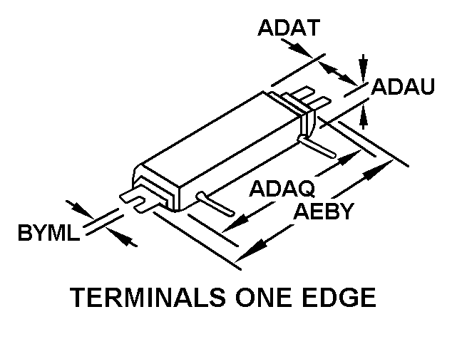 TERMINALS ONE EDGE style nsn 5905-01-042-7212