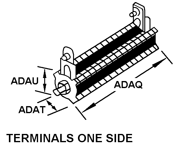 TERMINALS ONE SIDE style nsn 5905-01-247-3832