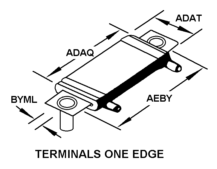 TERMINALS ONE EDGE style nsn 5905-01-012-1104