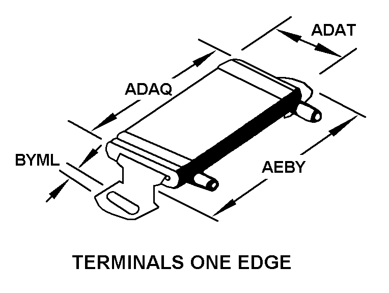 TERMINALS ONE EDGE style nsn 5905-01-242-5625