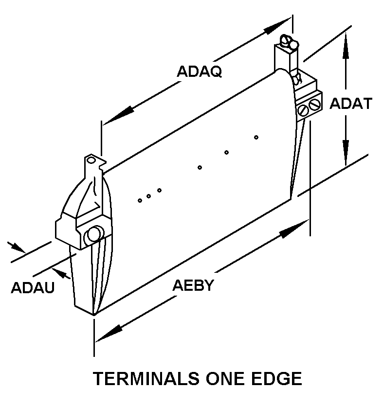 TERMINALS ONE EDGE style nsn 5905-01-327-0856